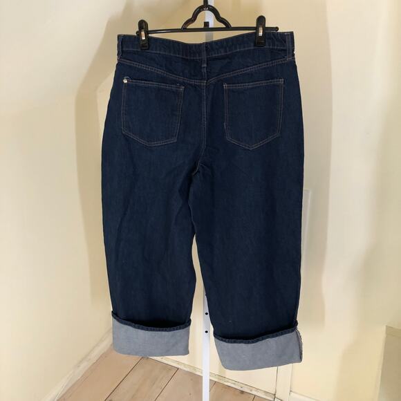 Kate Spade X Target NWT High Rise Straight Leg Wide Cuff Size 16 - Picture 10 of 13